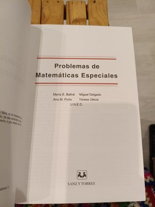 Problemas de matematicas especiales