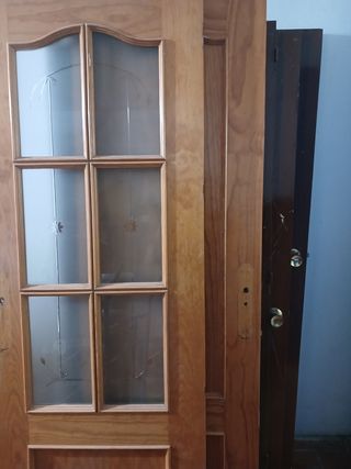 Puertas madera maciza - 6 unidades