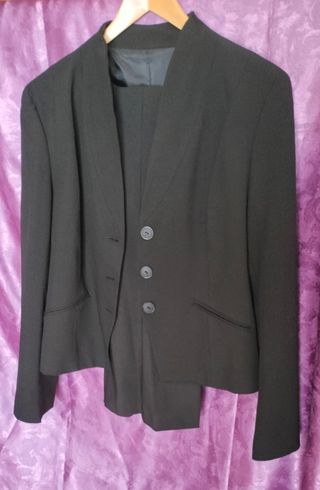 TRAJE NEGRO PANTALON