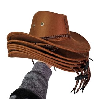Sombrero Vaquero Chaleco y Bandana Adulto Talla L