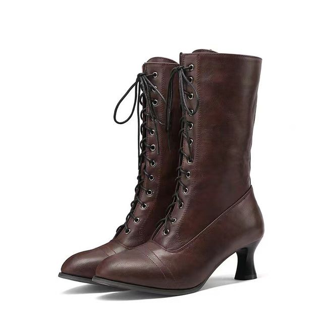 Women Vintage Victorian Boots
