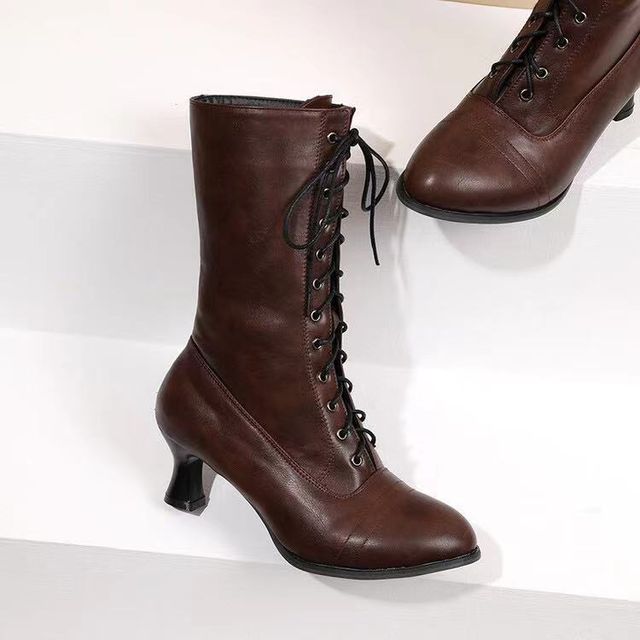 Women Vintage Victorian Boots