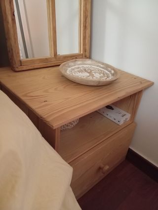 Mesa madera natural