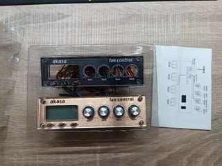 Controlador de ventiladores PC Akasa 5,25" molex