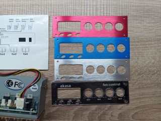 Controlador de ventiladores PC Akasa 5,25" molex