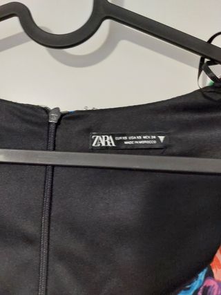 Vestido Zara flores multicolor