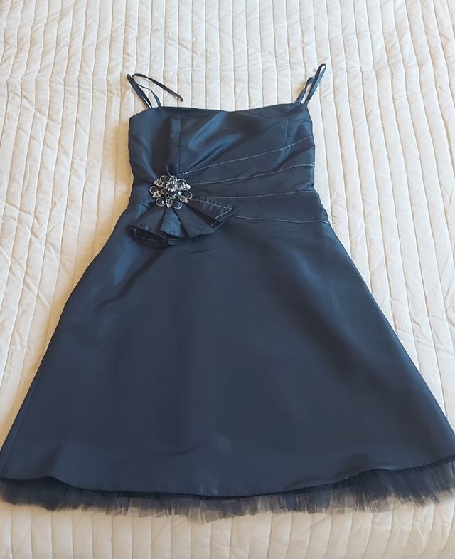 Vestido negro fiesta XS