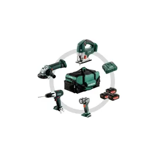 Combo METABO construccion 4.1Con 3 bateria 18V 4AH