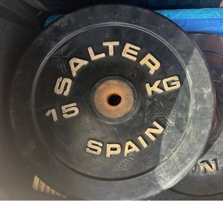 Discos salter 15kg Salter