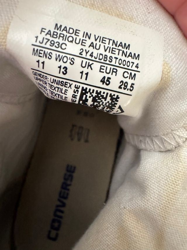 Converse grises altas