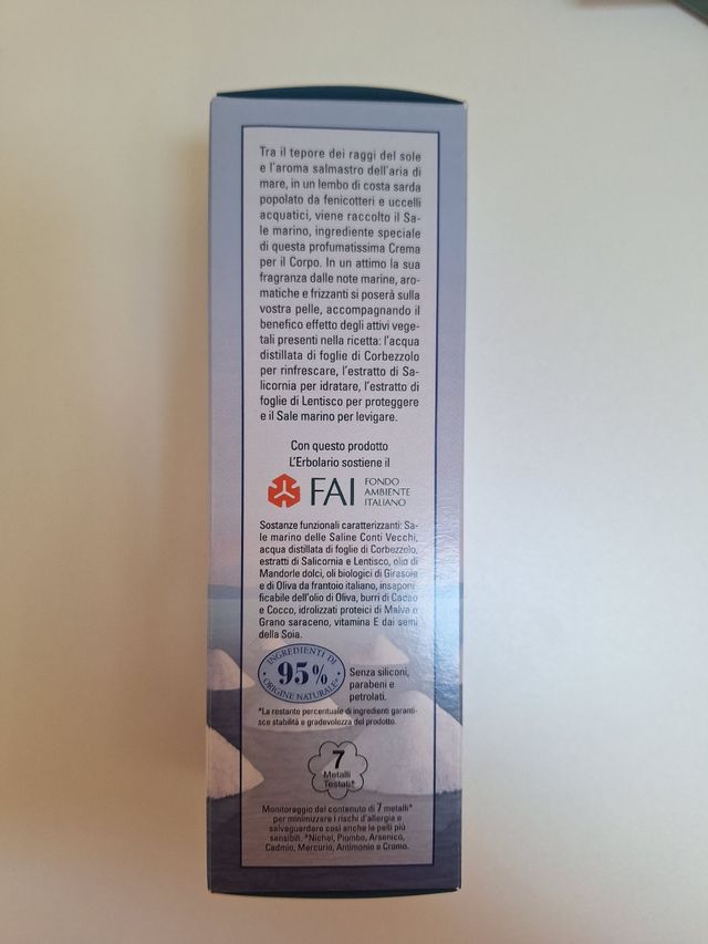 Crema corpo L'Erbolario 200ml