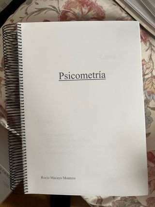 Apuntes del Grado en Psicología cursos 1º y 2º