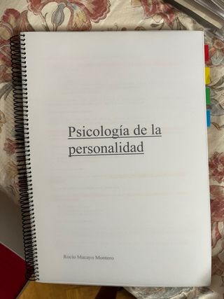 Apuntes grado en psicologia curso 1 y 2