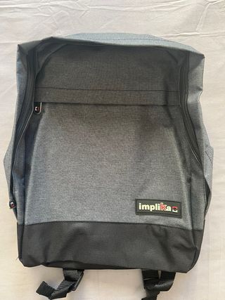 Mochila Implika gris-negro