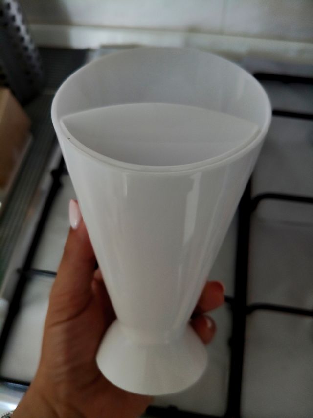 Porta patatine bianco - 2 pezzi