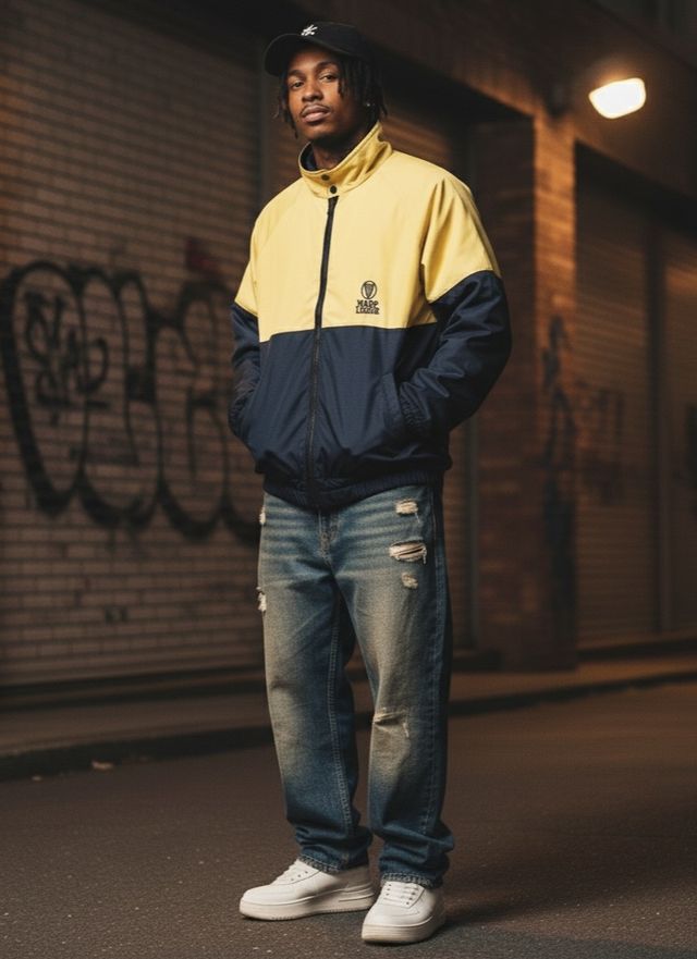 Giacca leggera ricamata Harp Lager - Taglia L