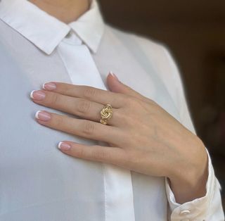 Anillo de oro 18k 750