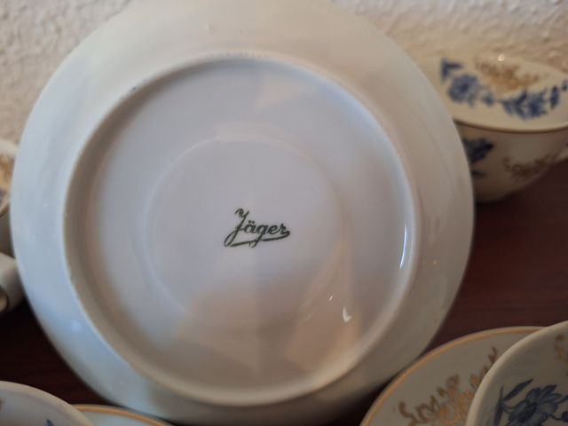 JUEGO CAFE PORCELANA - marca JÄGER (Alemania)