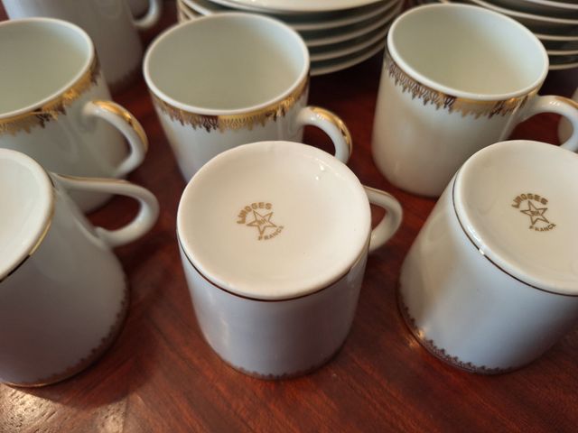 JUEGO CAFE PORCELANA FINA LIMOGES