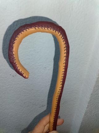 Bastón artesanal cuero