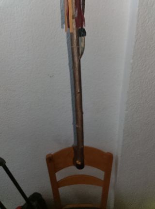 Bastón artesanal cuero
