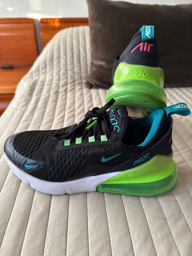 Nike Air Max 270 - Negras/Verdes