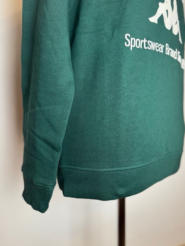 Sudadera Kappa verde oliva talla M
