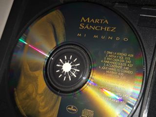 Marta Sánchez mi mundo promo dorado CD Venezuela