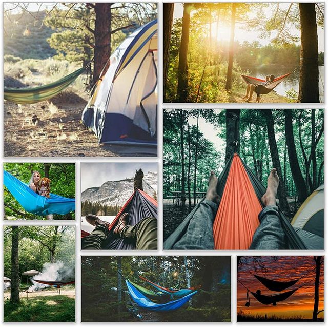 Nuova amaca da viaggio XXL portatile 3m x 2m