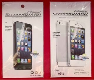 Protectores pantalla iPhone 4G/4S