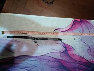 Choker Nero con ciondolo a cuore infuocato