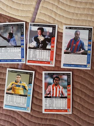 Cromos de fútbol: 15 cartas