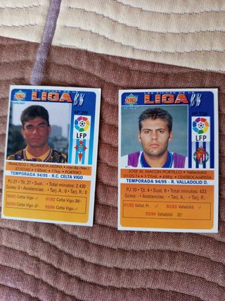 Cromos de fútbol: 15 cartas