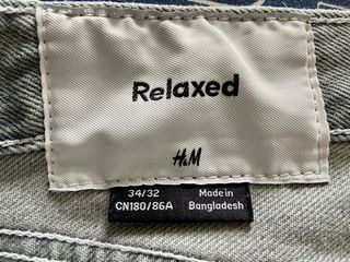 Vaqueros H&M Relaxed Gris - 34/32