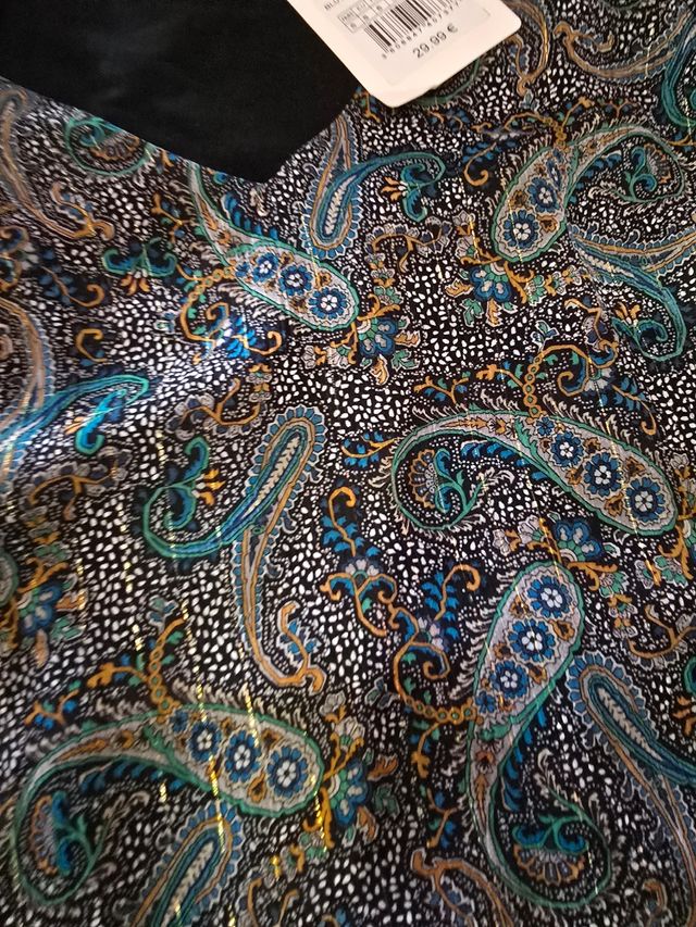 Blusa Naf Naf M - Paisley
