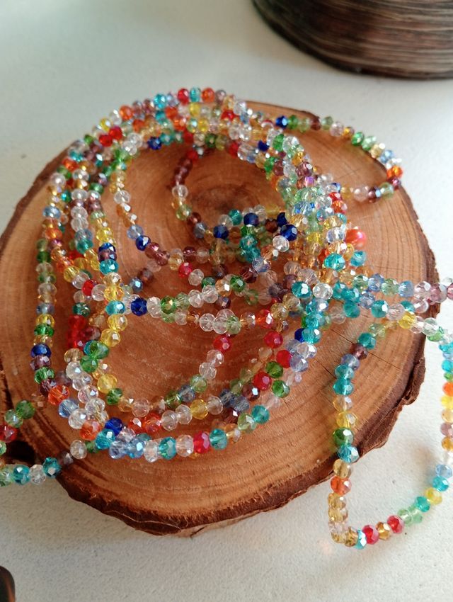 Collar largo multicolor verano