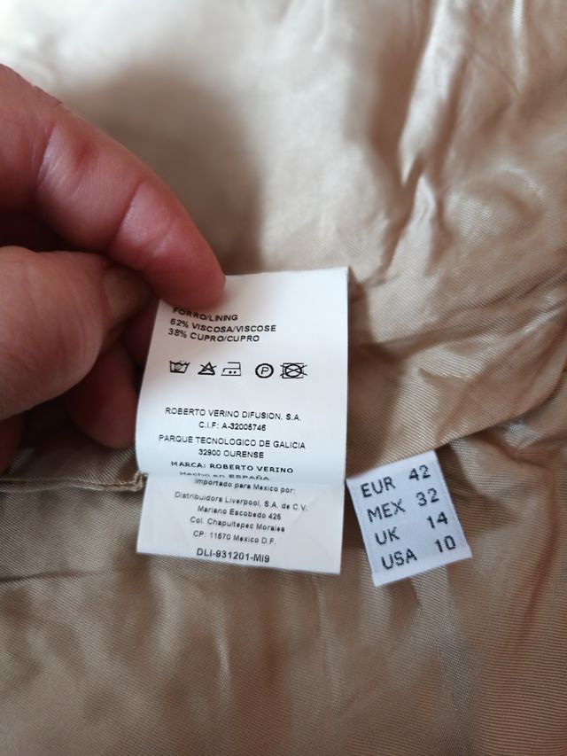 Falda pana Roberto Verino XL