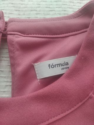 Conjunto falda y top rosa verano