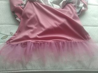 Conjunto falda y top rosa verano