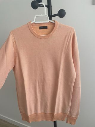 Jersey Cortefiel rosa - Talla S