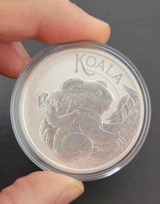 Moneda plata 1 Oz 9999 Koala Australia 2023