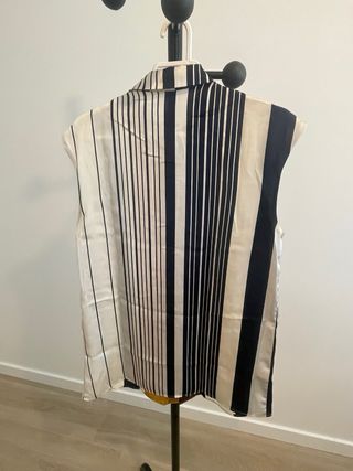 Camisa satinada Mango rayas