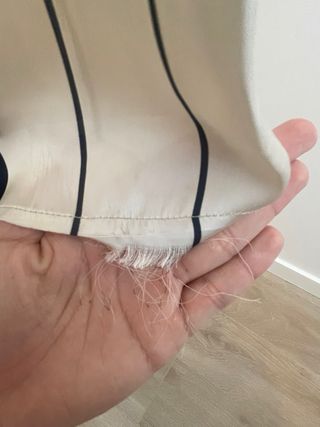 Camisa satinada Mango rayas