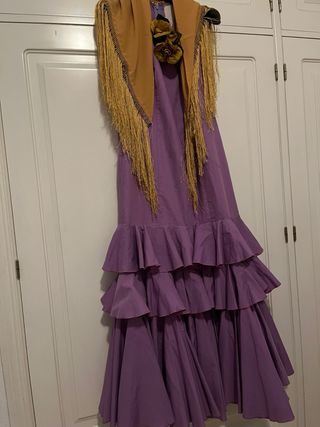 Traje Flamenca - morado