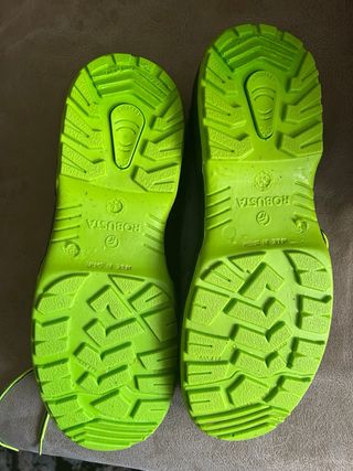 Zapatos ROBUSTA de seguridad - Grises y Verdes.