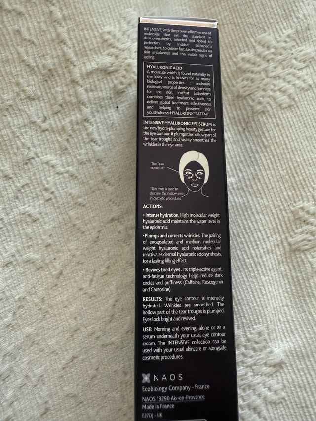 Sérum ojos Institut Esthederm Hyaluronic