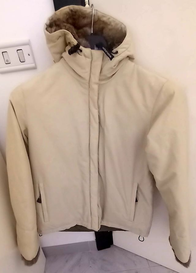 Giubbotto Woolrich beige donna tg s