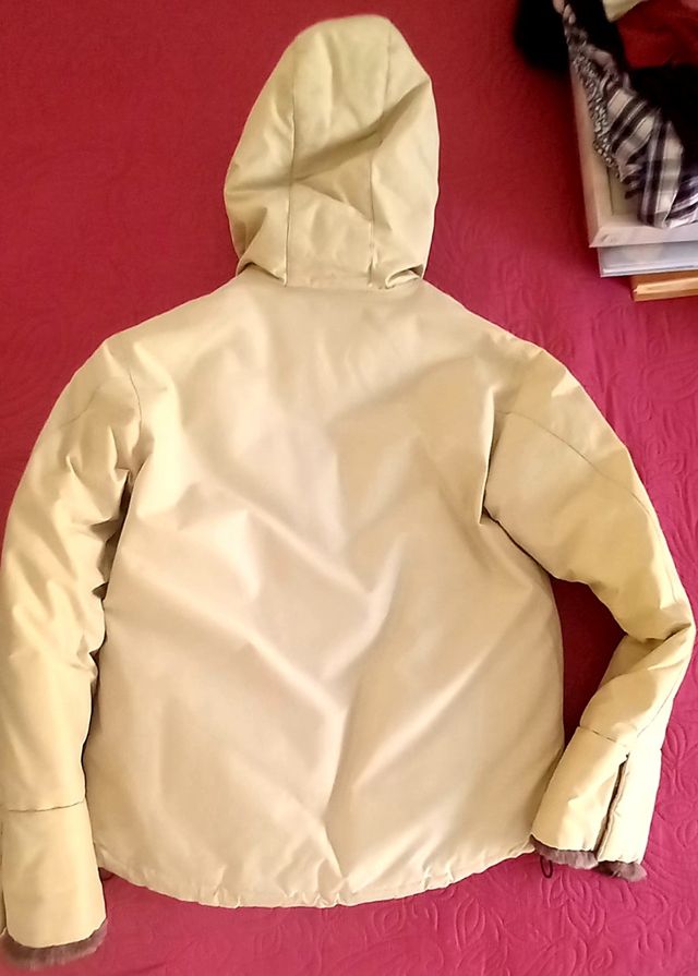 Giubbotto Woolrich beige donna tg s