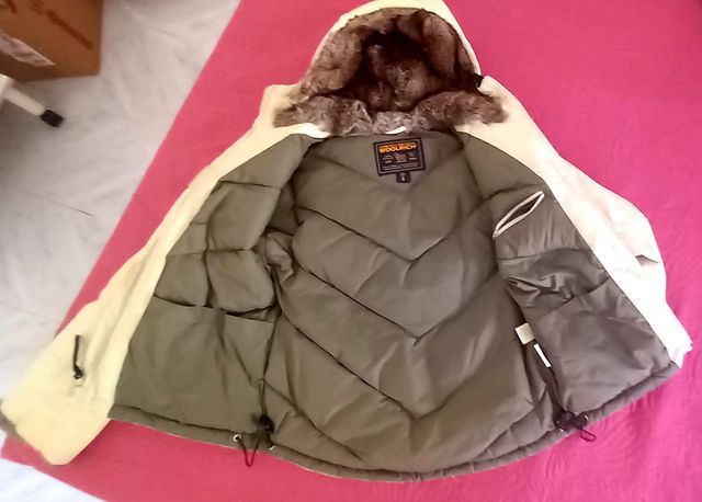 Giubbotto Woolrich beige donna tg s