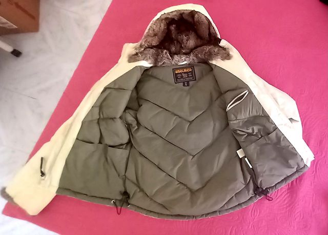 Giubbotto Woolrich beige donna tg s